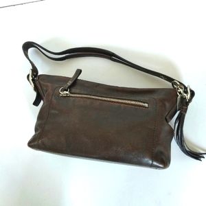 Coach small brown leather bag